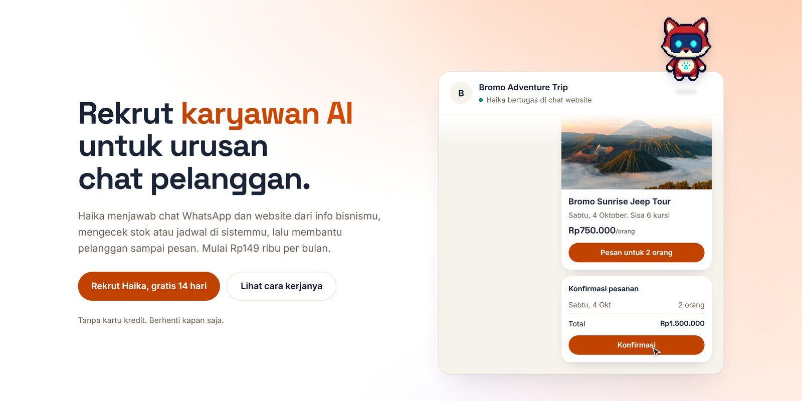 Tampilan Haika.id